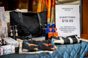 The Creative & Co pop-up shop was a hit at SHWF 2024. Photo by Greg Jackson.