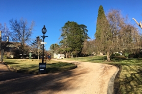 The stage is set at Hopewood House. Photo by James Norton
