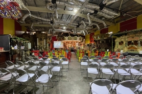 Setting up for SHWF 2022. Photo by James Norton.