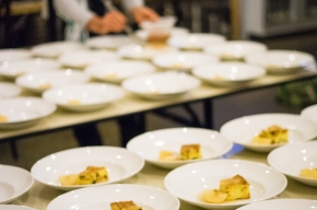 Dessert at the SHWF 2016 Literary Dinner. Photo by Greg Jackson.