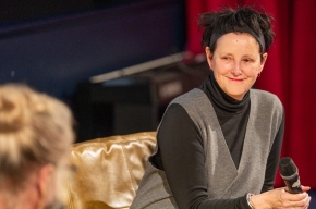 Catherine McKinnon at SHWF 2024. Photo by Greg Jackson. 