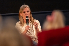 Caroline Overington at SHWF 2024. Photo by Greg Jackson. 