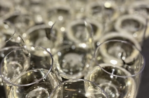 Intermission drinks before the preview of STELLA: The Miles Franklin Story. Photo by James Norton.