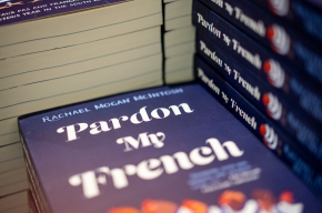 Rachael Mogan McIntosh new novel - Pardon My French. Photo by Greg Jackson. 