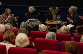 Posie Graeme-Evans and Kylie Needham at SHWF 2023. Photo by Greg Jackson. 