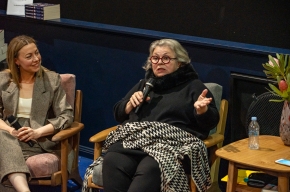 Posie Graeme-Evans and Kylie Needham at SHWF 2023. Photo by Greg Jackson. 