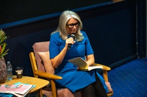 Tracey Spicer AM at SHWF 2023. Photo by Greg Jackson.