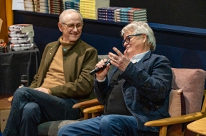 Mark Callaghan and Reg Livermore at SHWF 2023. Photo by Greg Jackson. 