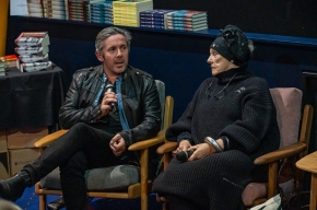 Wendy Whiteley and Ashleigh Wilson at SHWF 2023. Photo by Greg Jackson.