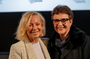 Liz Hayes and Wendy Carmichael at SHWF 2024. Photo by Greg Jackson. 