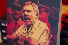 Mark Dapin's new book at SHWF 2024. Photo by Greg Jackson.