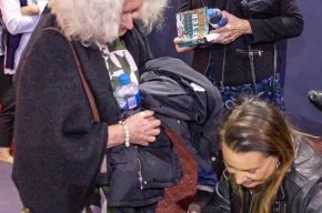 Prof. Larissa Behrendt OA signs copies of her book After Story. Photo by Greg Jackson.