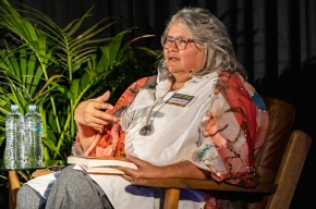Dr Debra Dank at SHWF 2022. Photo by Greg Jackson.