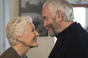 Screen shot from the Aussie premiere of The Wife film. Image copyright Sony Classic Pictures.